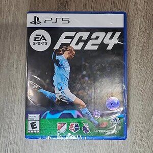 EA Sports FC 24 Game and Case for PS5, Brand New, Still Sealed